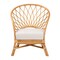 Bali & Pari Emmeline Bohemian Honey Rattan Accent Chair 245-13640-ZORO - alternate 10
